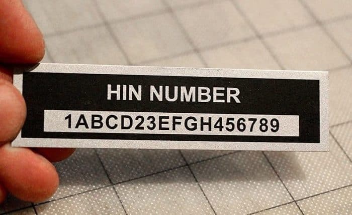 Hull Id Numbers