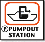 Pumpout Station sign