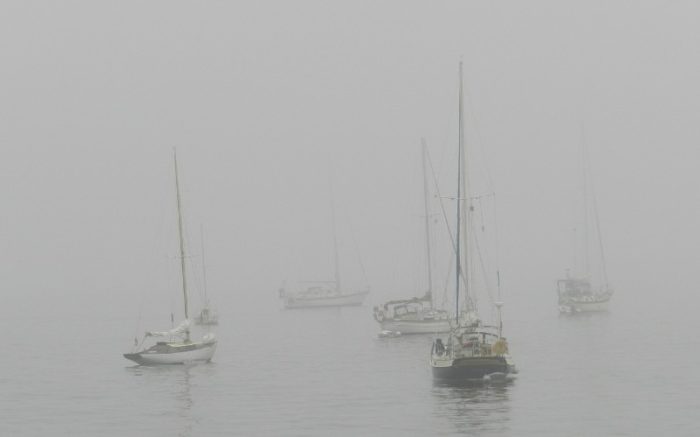Boats in Fog