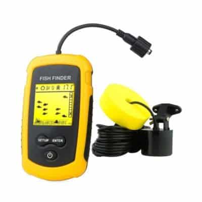 Longruner Fishing Finder Portable Wireless Sonar Sensor Fish Attractor and Fish Gear with Colorful Display 