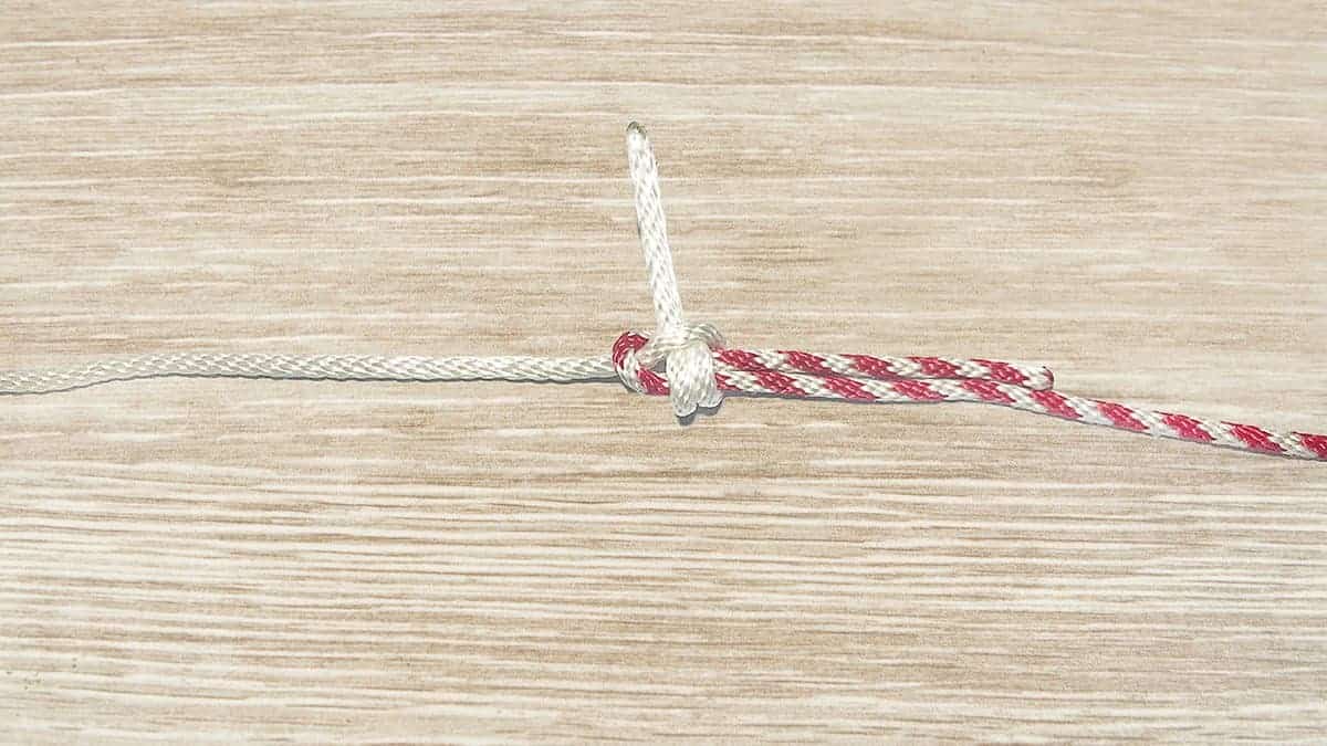 Double Sheet Bend Knot Step 8
