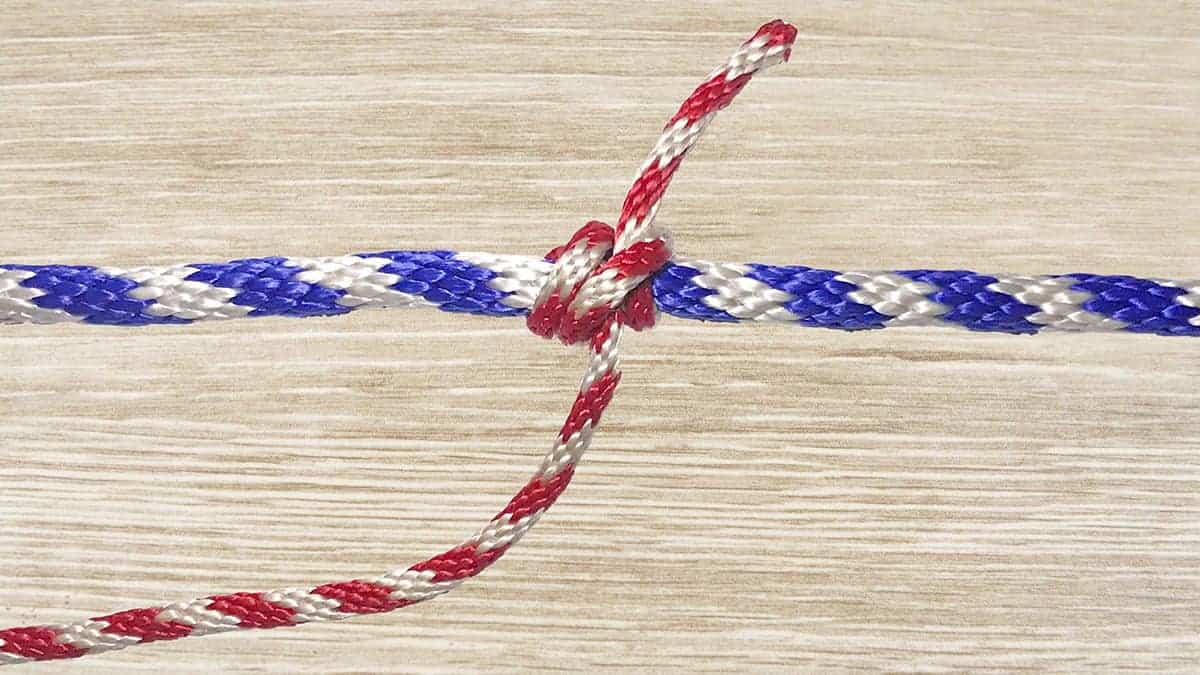 Rolling Hitch Knot Step 10