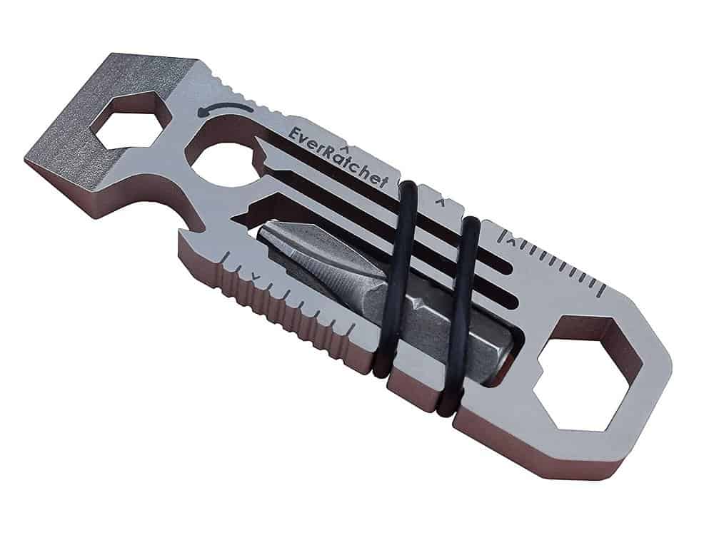 Gear Infusion EverRatchet - Ratcheting Keychain Pocket Multitool