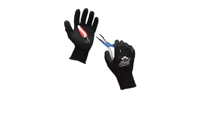 Set of 2 Fishing Gloves Men & Women Her & Him Fishing Accessories Durable Puncture Proof Gloves Lurwind Berkley Fishing Gloves Bundle Fish Gripper Fishing Glove Blue & Pink Gloves 