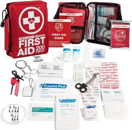 Swiss Safe Professional First Aid Kit – 200 pcs