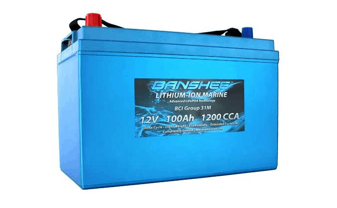 Banshee LiFeP04 Deep Cycle Battery 100Ah 12V- Premium