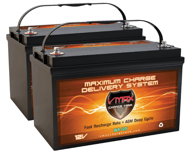 VMAX SLR125 AGM Sealed Deep Cycle 12V 125Ah Batteries