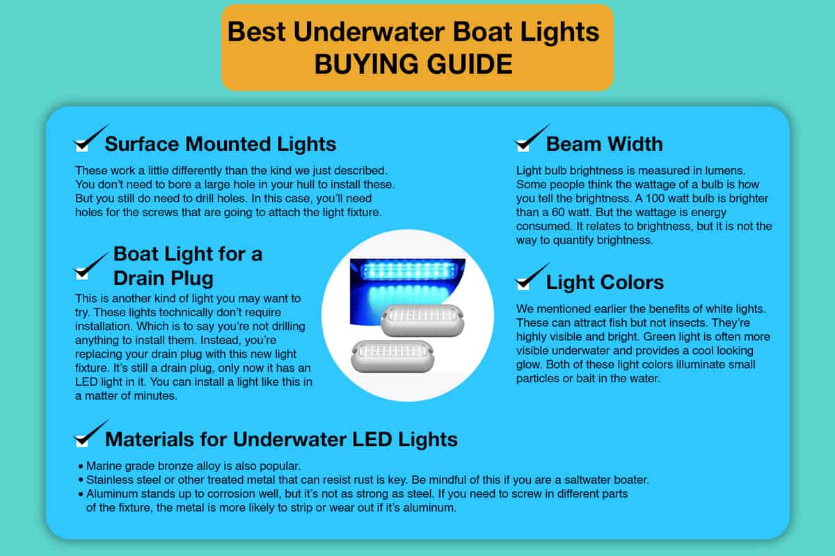 11 Best Underwater Boat Lights for 2024