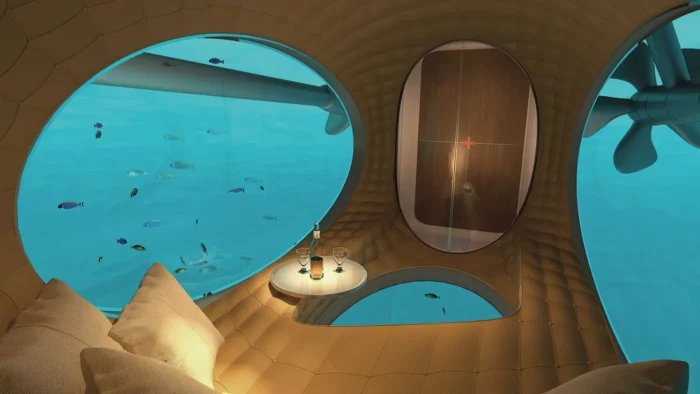 sailing yacht a underwater observation pod