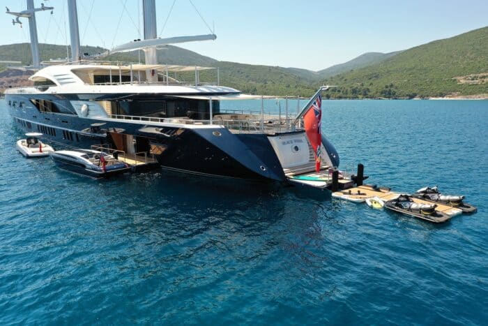 black pearl racing yacht