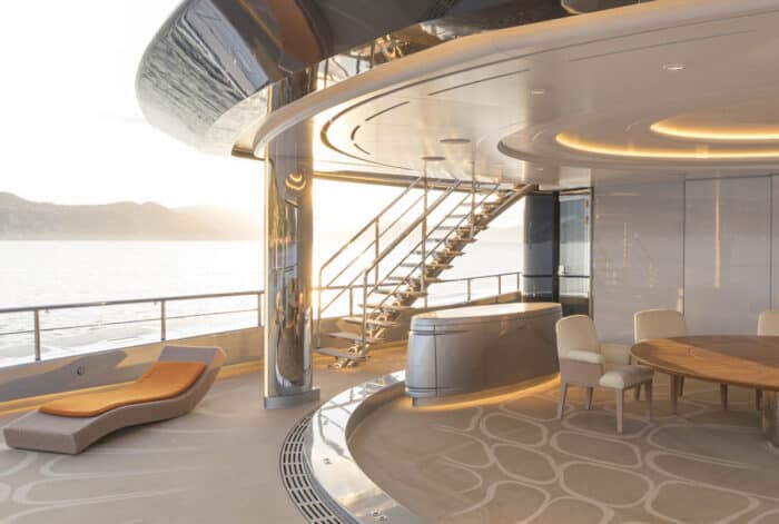 aviva yacht interior photos